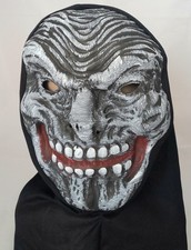 Horrormaske mit Haube