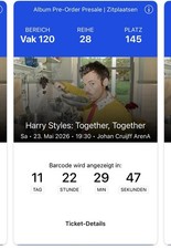 Harry styles tickets - harry, 2