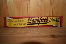 Altes Blechschild Landfried