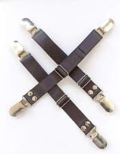 Ein Strumpfhalter zwei Nieten  20-30 x 2 cm, Clip Strapshalter Strumpfband