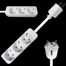 3 Compartment Power Strip 30cm