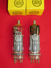 Matched pair EL504 VALVO NOS