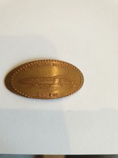 1 Motiv  Elongated Coin Auto+Technik Museum Sinsheim  Altes Motiv Selten Rarität