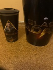 Black Adam Popcorn Eimer & Becher/ popcorn bucket & cup