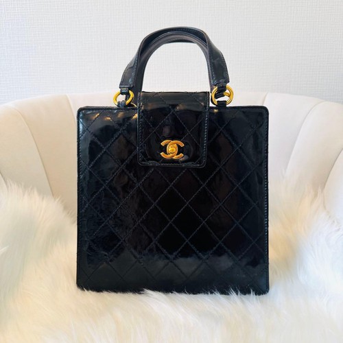Chanel matelasse lackleder top - matelasse,
