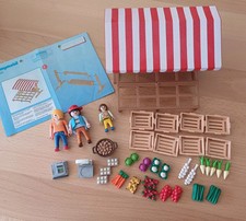 Playmobil 6121 Farmer MARKTSTAND Komplett Mit ANLEITUNG 