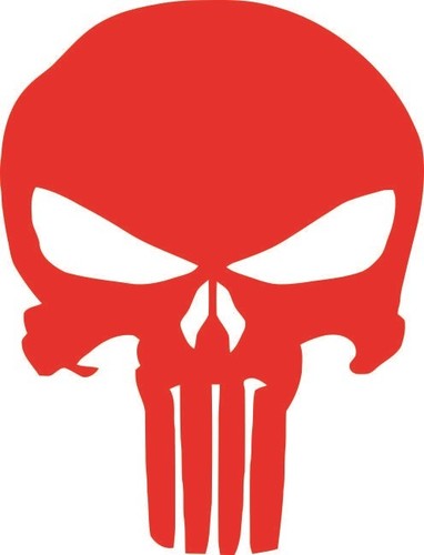 Aufkleber punisher kopf skull - punisher,