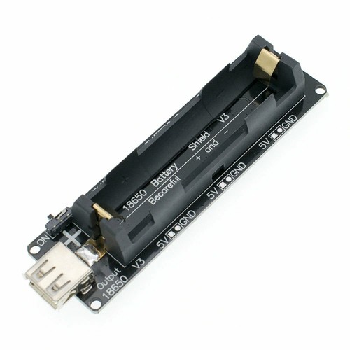 Battery shield 1x18650 - battery,