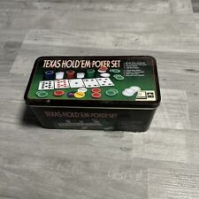 Texas Holdem Poker Set Hold'em Pokerset Karten komplettes Spiel Set