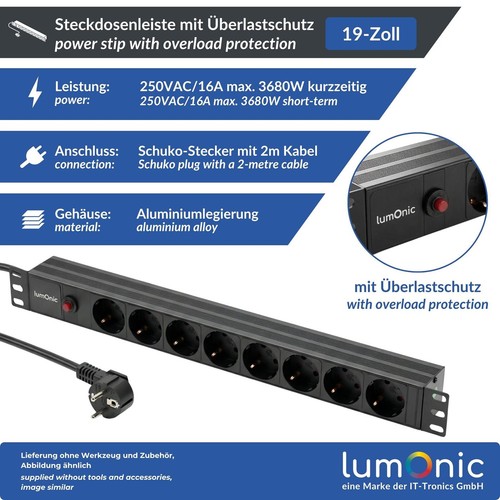 Steckdosenleiste pdu - 10",