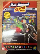 Weihnachtsbeleuchtung Außen,  Star Shower Slideshow, Hauswand Beleuchtung