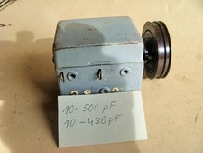 Drehkondensator aus Röhrenradio Saba Wildbad.