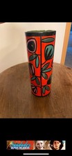 ALVINO BAGNI für RAYMOR Italien Keramik Vase Art Pottery Midcentury Design 22cm