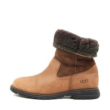 UGG Herren SN 5381 Stiefel Braun Leder Knöchelhoch Classic Winterstiefel EU 43