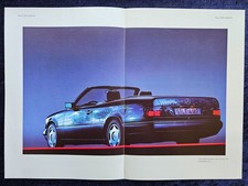 Mercedes W 124, E 200 Cabrio Cabriolet Prospekt, 2.1994