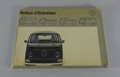 Notice entretien vvw bus - vvw,