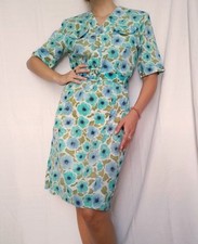 70er Jahre Kleid geblümt