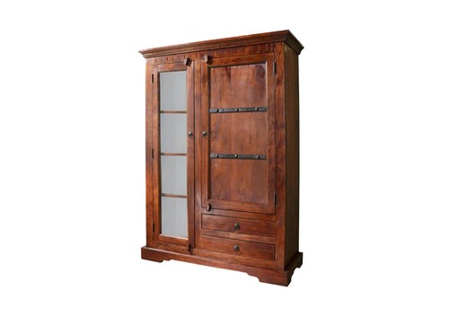 Kolonial vitrine groß dunkel - kolonial,