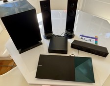 Sony Soundanlage mit 2 Boxen,  Verstärker sowie DVD Player ( Schwarz)