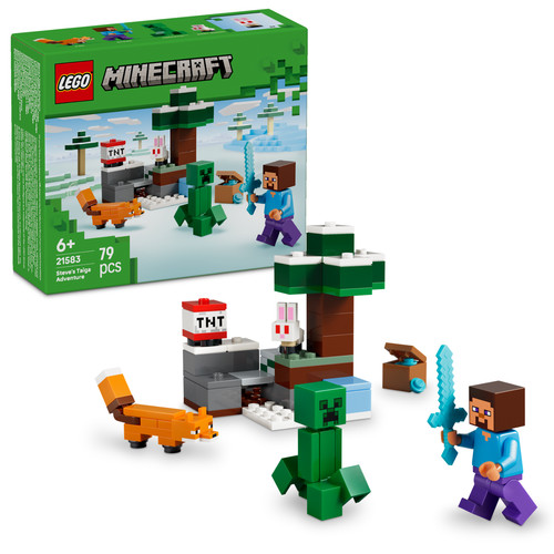 Lego minecraft 21583 steves - lego®,