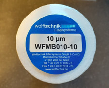 H: WOLFTECHNIK WFMB010-10 WASSERFILTER 10 mycrometer  MICRON  NEU, OVP aus Bulk