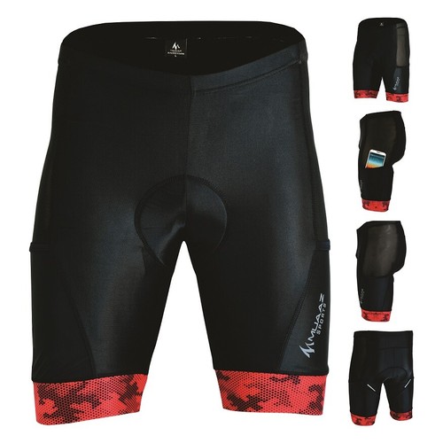 Fahrradshorts mit taschen - fahrradshorts, 3d
