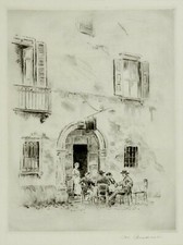  Otto Quante / Radierung/ handsigniert / um 1920