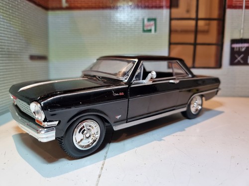 Chevrolet nova schwarz 1964 - nova,