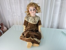 Künstlerpuppe Alte Porzellankopf Puppe 56 cm. Zustand Siehe Foto 