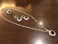 Zirkonia. Amethyst. 925