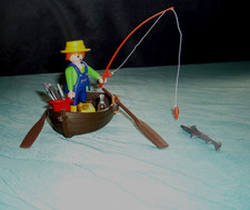 Playmobil Angler im Boot