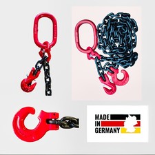 Forstkette 8mm Rückekette 4000daN GK8 EN818-2 Holzrückung Forsthaken