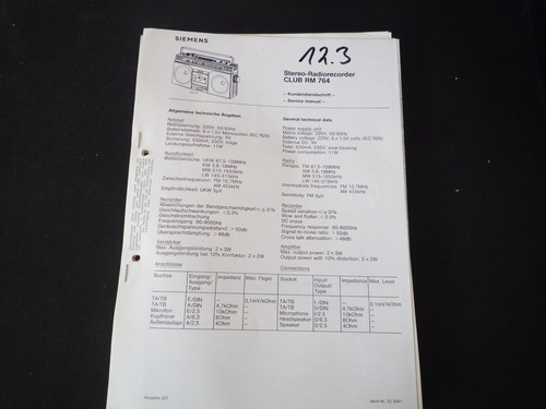 Original service manual - service,