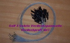 VW Golf 3 Cabrio Verdeck Spannseil seitlich incl. Feder