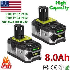 2X 8.0Ah Lithium Battery For