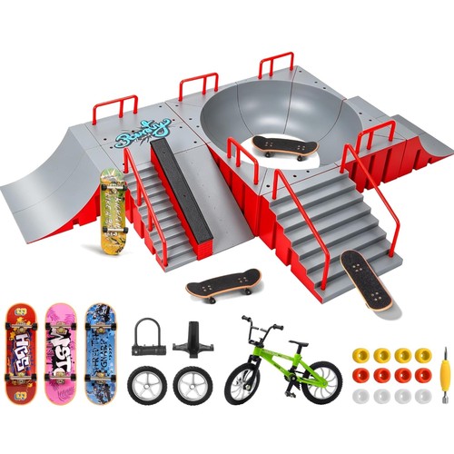 Finger skateboard rampen set - finger,