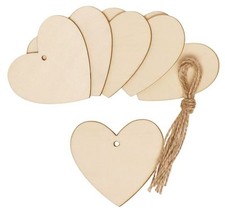 Holzanhänger Herz 6Stück