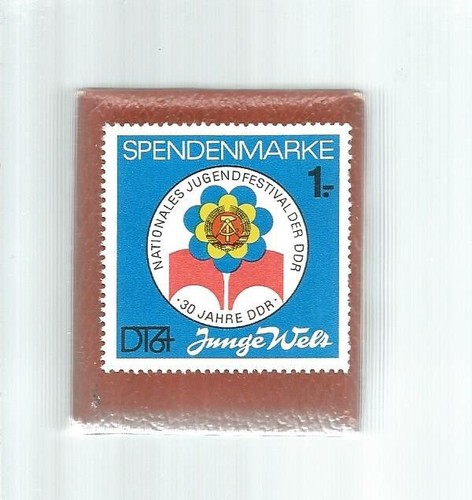 Ddr spendenmarke junge welt - ddr,