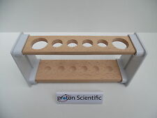 Reagenzglas Gestell Halter Ständer Holz 6 Loch