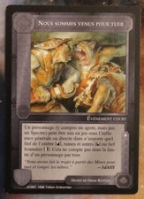  MECCG / Middle Earth CCG - The Lidless Eye - We Have Come to Kill - VF NM