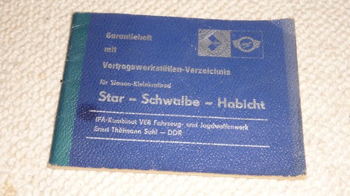 Ifa simson schwalbe - schwalbe, kr