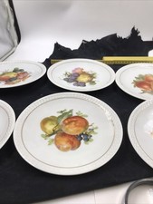 6 Obstteller Altwasser Vintage