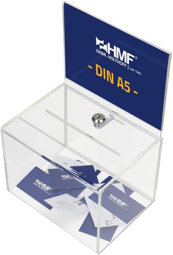 Hmf acryl spendenbox - hmf,