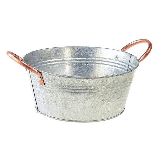 Runde metallschale mit griffen - metallschale,