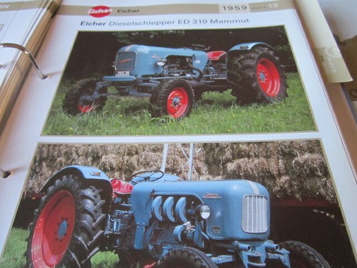 Traktor archiv eicher - archiv,