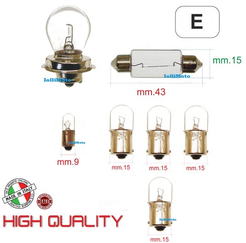 Set glühbirnen 12v licht - set,
