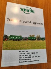 TEBBE Streuer Programm prospekt traktor tractor brochure 27