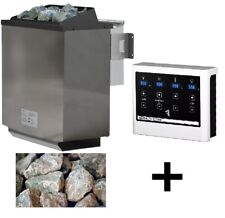 Karibu Biokombiofen 9 kW + Easy Steuergerät und 20 kg Steine / AM LAGER