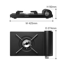 BALMUDA Table Stove KGS01JP-BK