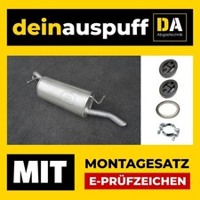 Endschalldämpfer für Toyota Yaris Verso 1.5 Auspuff E112